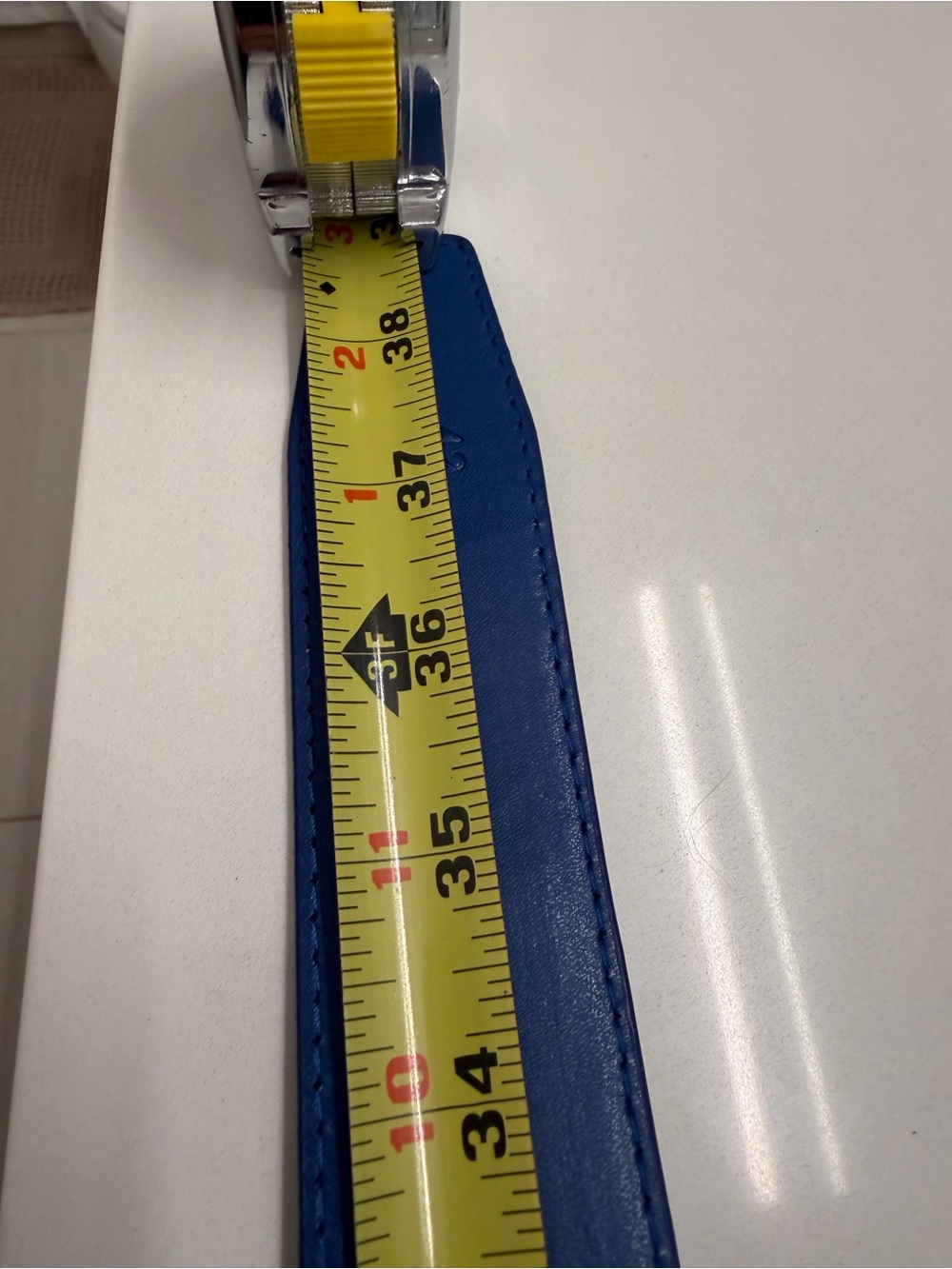 Goyard Blue Monogram Belt – Size 30-32 Waist - Picture 13 of 16